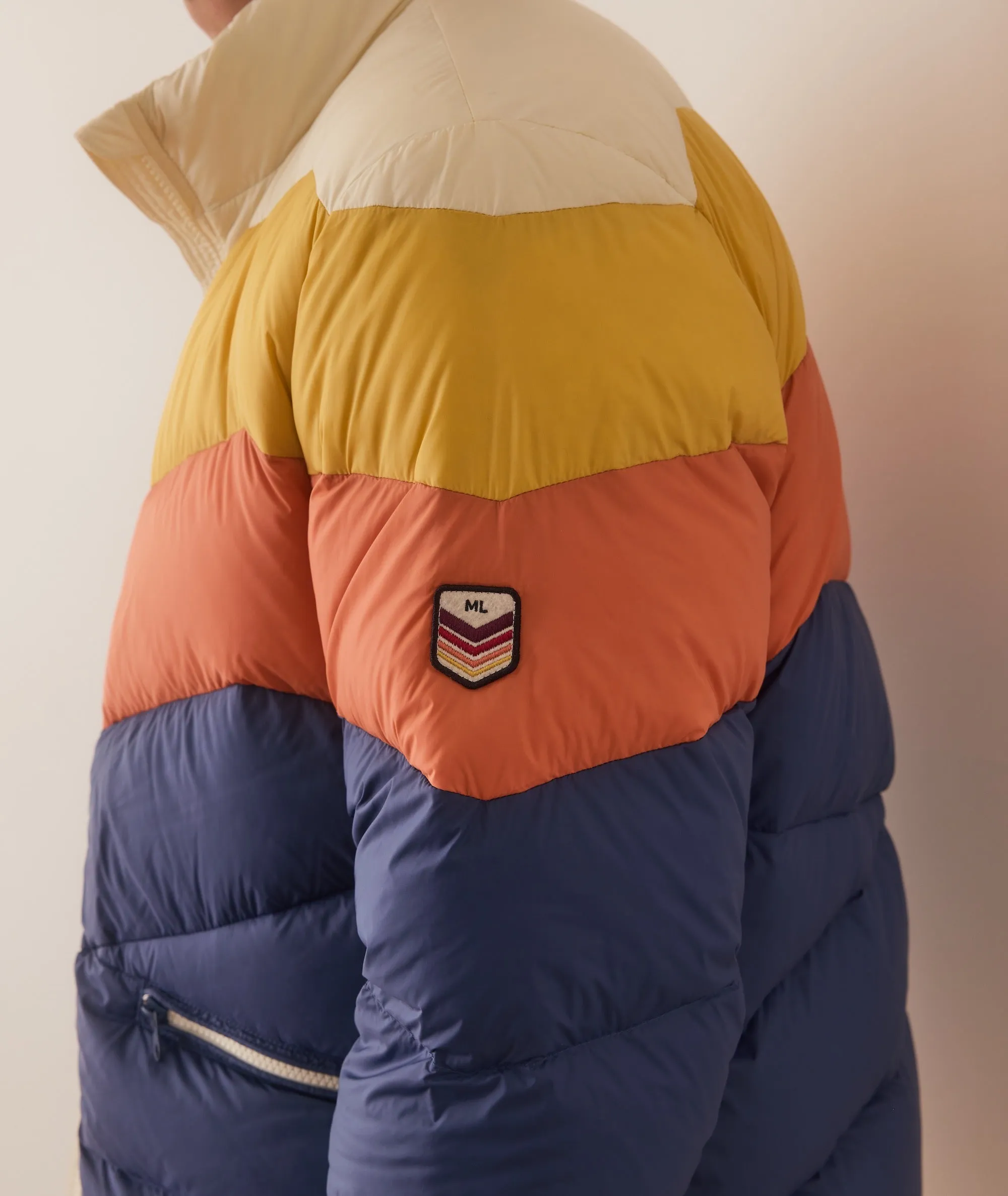 Colorblock Puffer Jacket