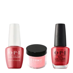 Cosmo 3in1 Dipping Powder   Gel Polish   Nail Lacquer (Matching OPI), 2oz, CH69