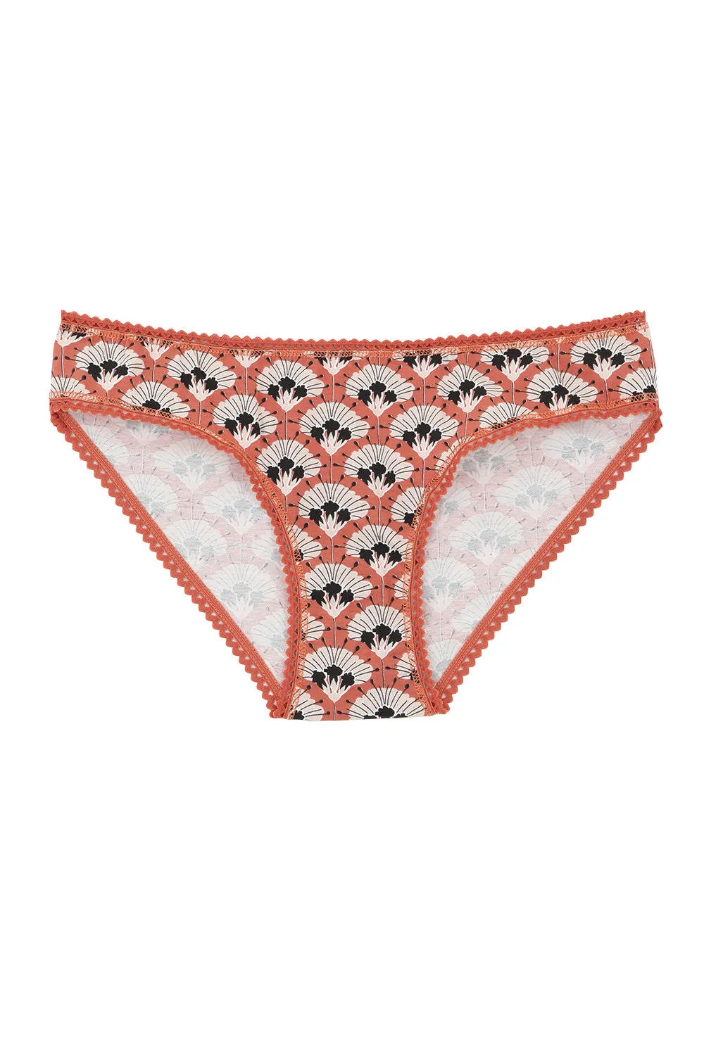 Culotte Coton BIO - Fleur de Paon Terracotta