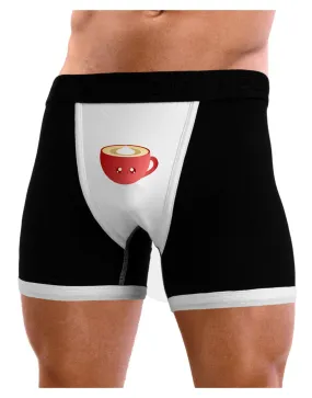 Cute Christmas Drink Eggnog Mens Boxer Brief Underwear