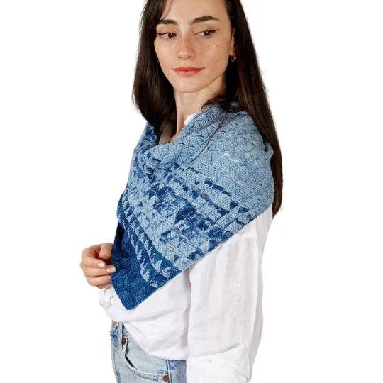 Dalga Shawl Pattern | Fingering Yarn