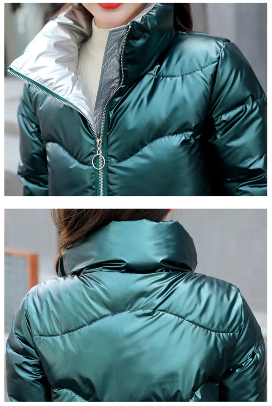 Dana Shiny Winter Women's Puffer Jacket