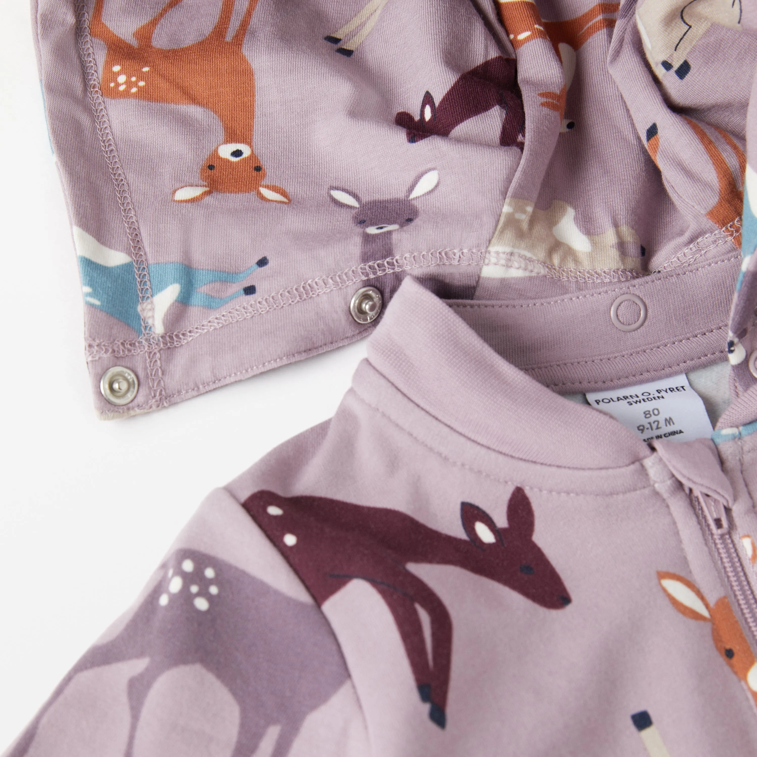 Deer Print Baby All-in-one