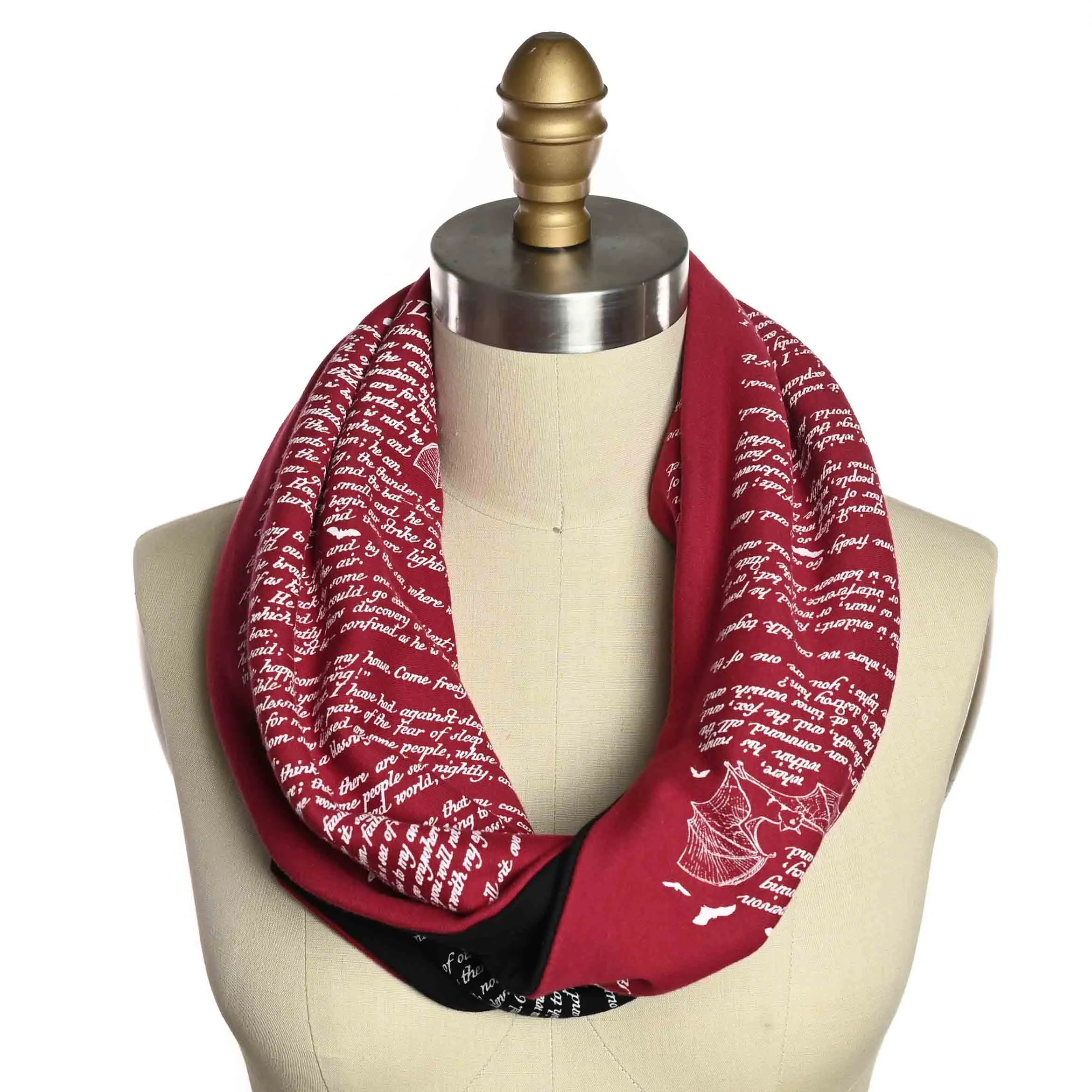 Dracula Book Scarf