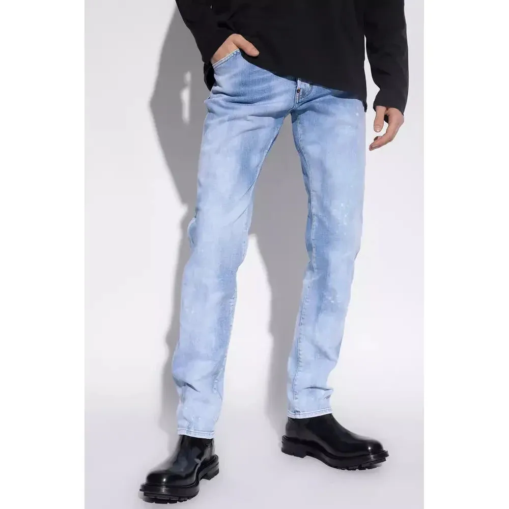 Dsquared² Cool Guy Light Blue Splatter Jeans