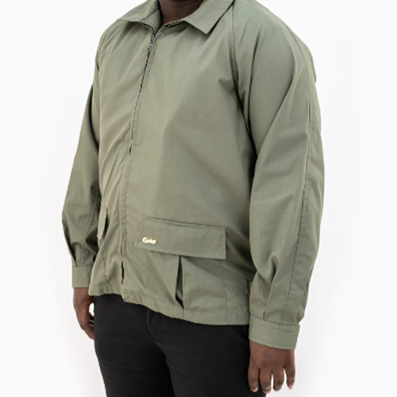 DURBURG VENTILE FUR Avocado Green JACKET