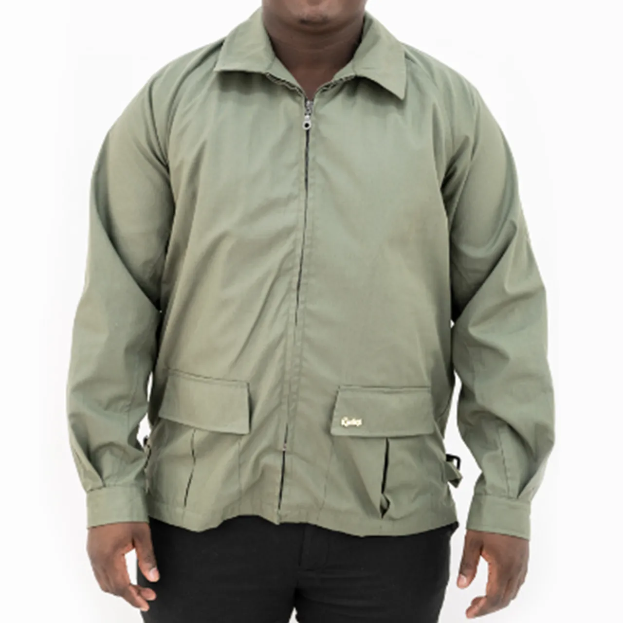 DURBURG VENTILE FUR Avocado Green JACKET