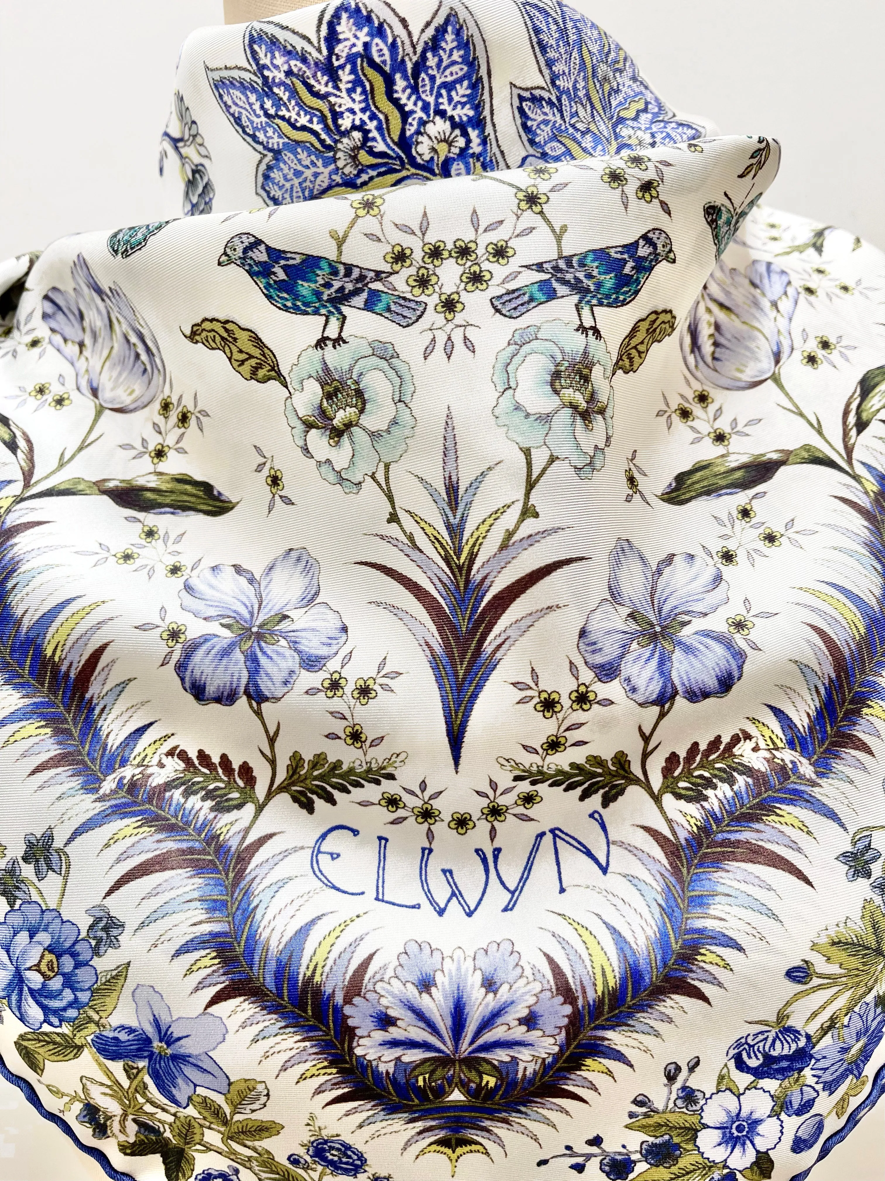 Elwyn New York Floral Flight Scarf