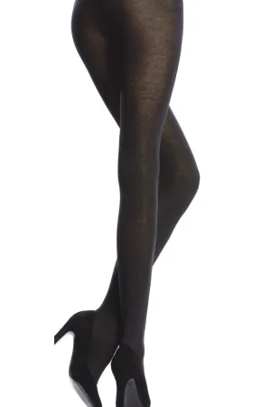 EMILIO CAVALLINI MODAL CASHMERE Tights Black