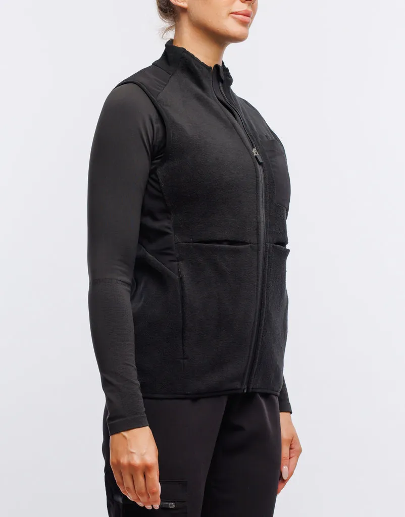 Essential Fleece Vest - Black