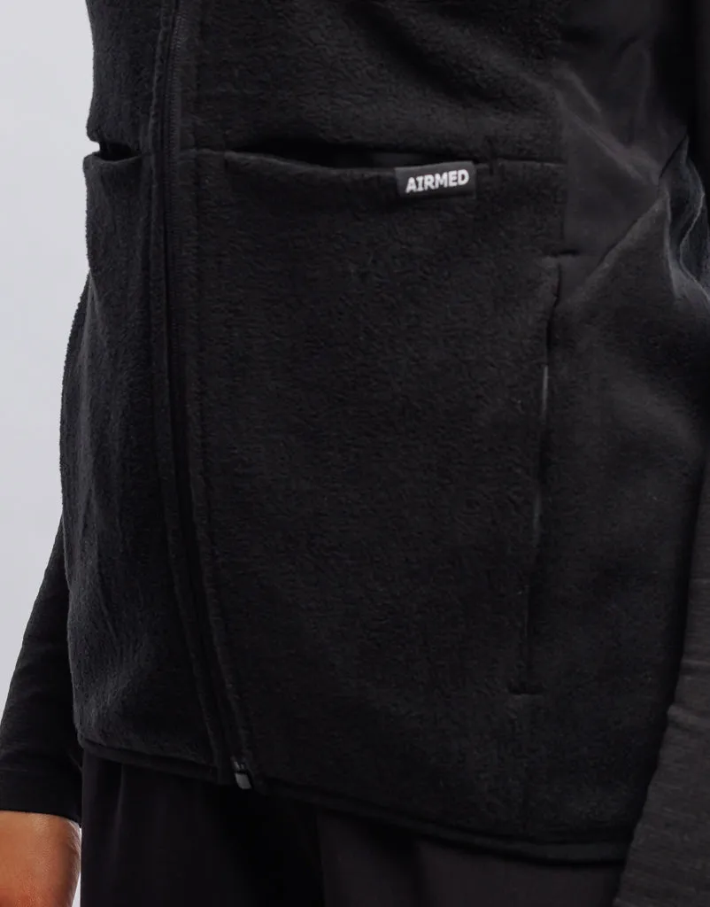 Essential Fleece Vest - Black