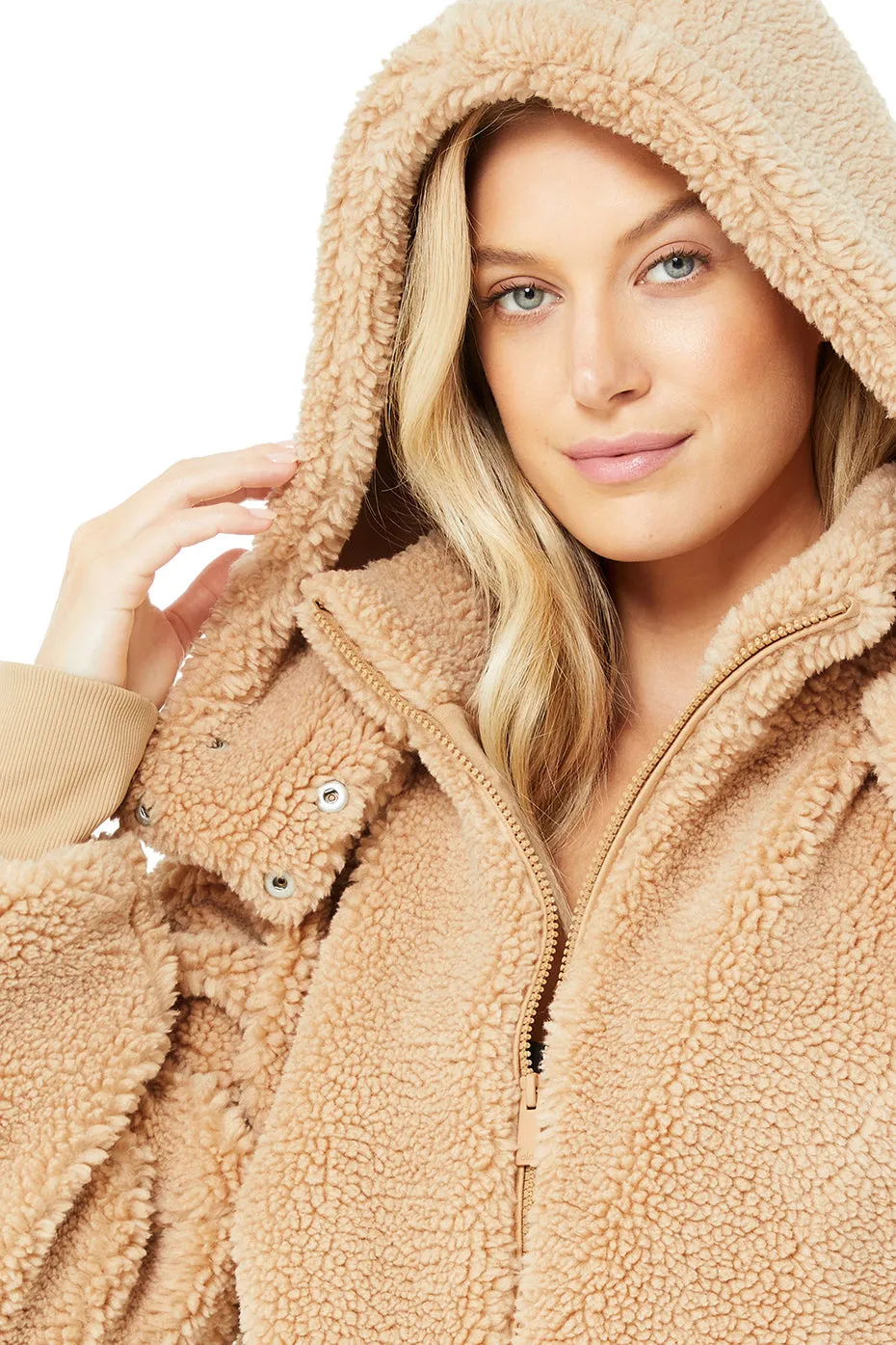 Foxy Sherpa Jacket - Camel