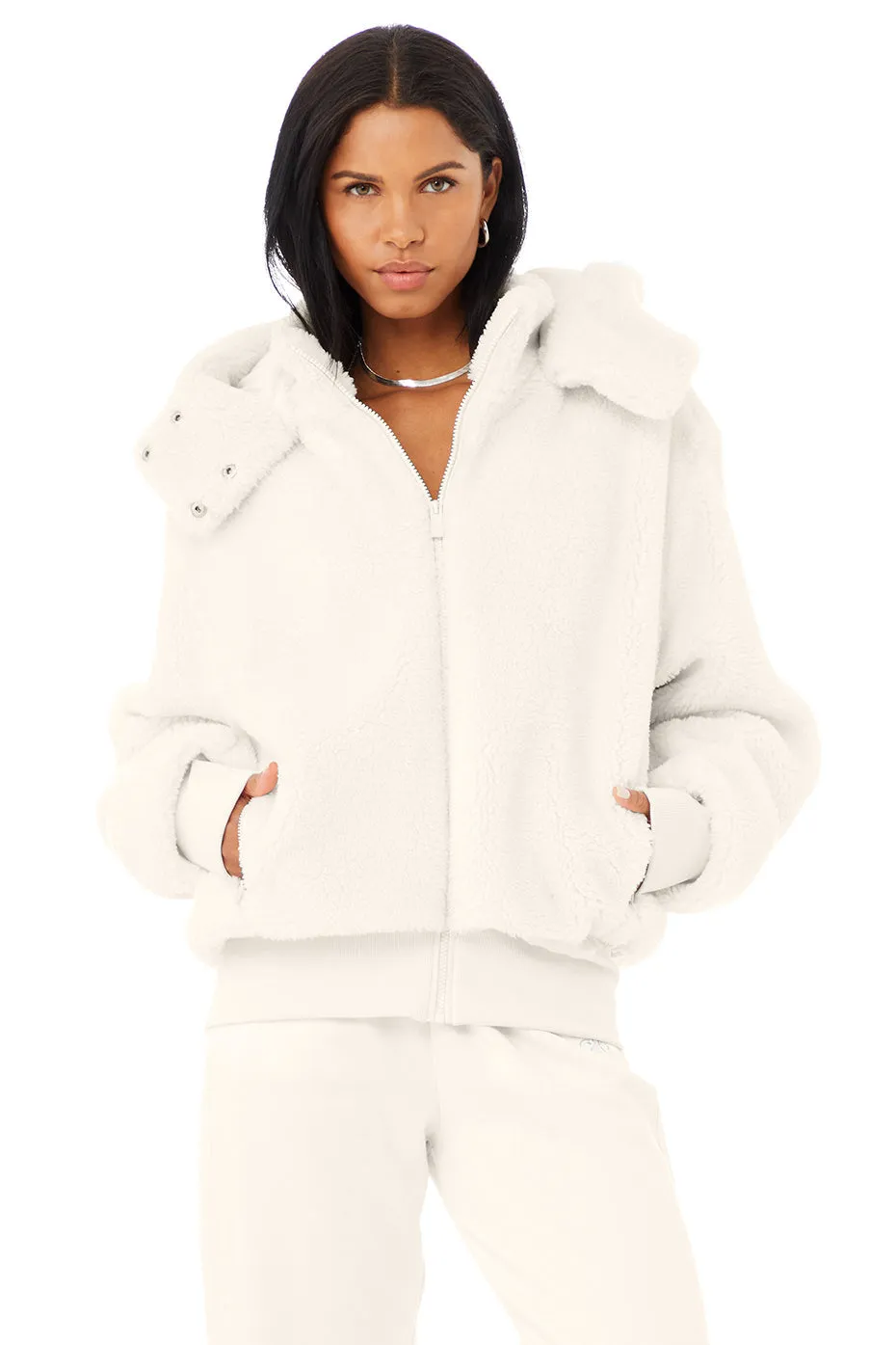 Foxy Sherpa Jacket - Ivory