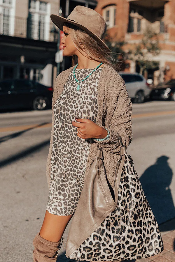 Full Of Love Leopard Shift Dress