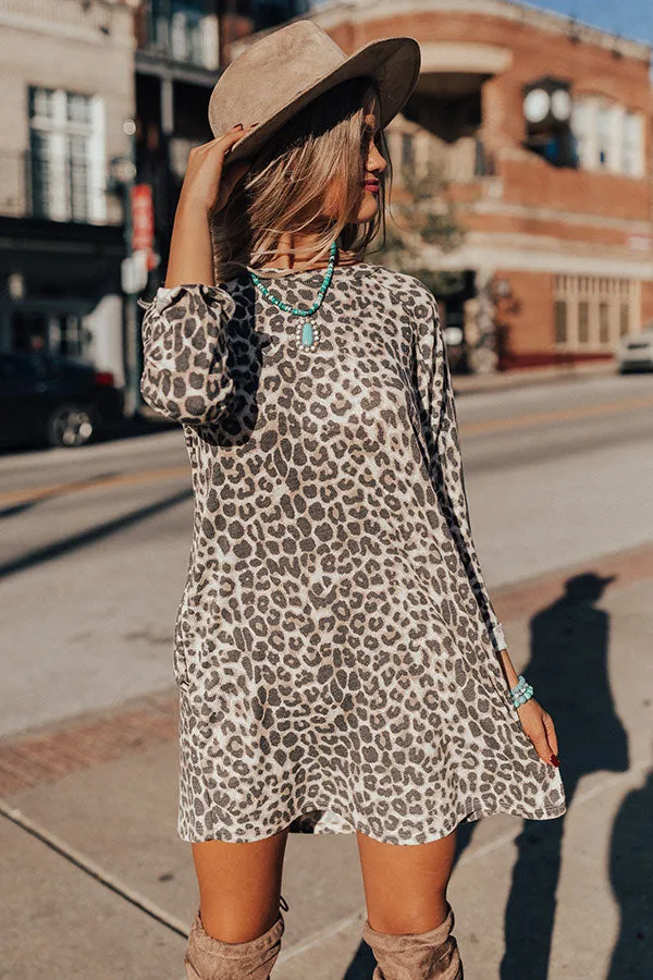 Full Of Love Leopard Shift Dress