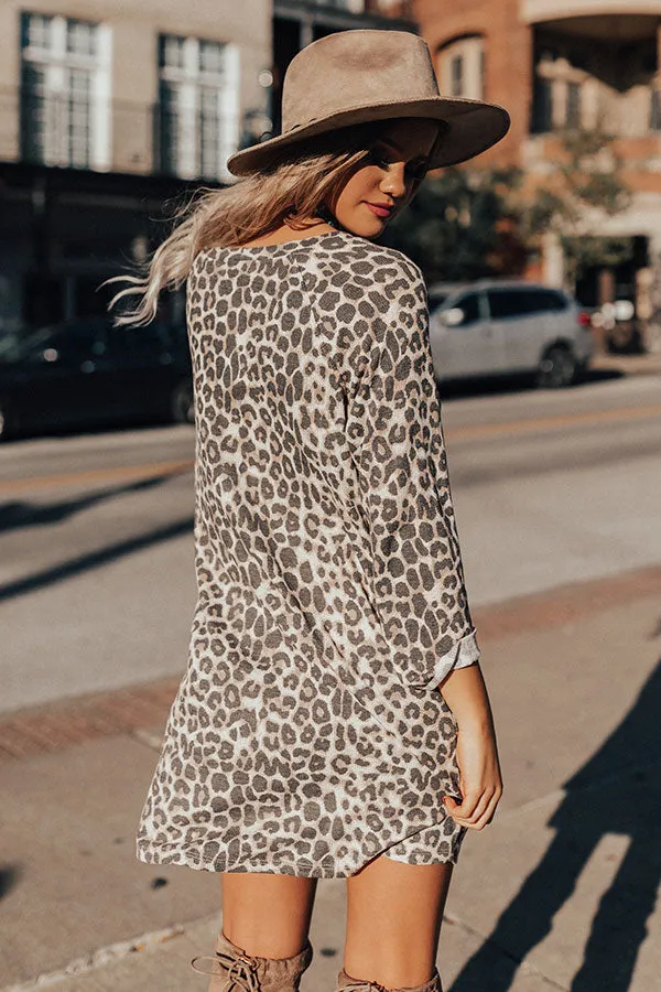 Full Of Love Leopard Shift Dress