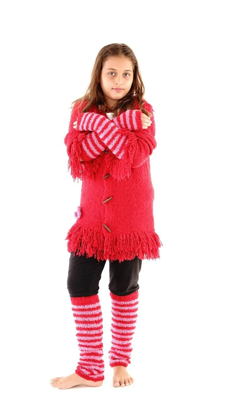 Fuzzy Arm Warmers for Kids