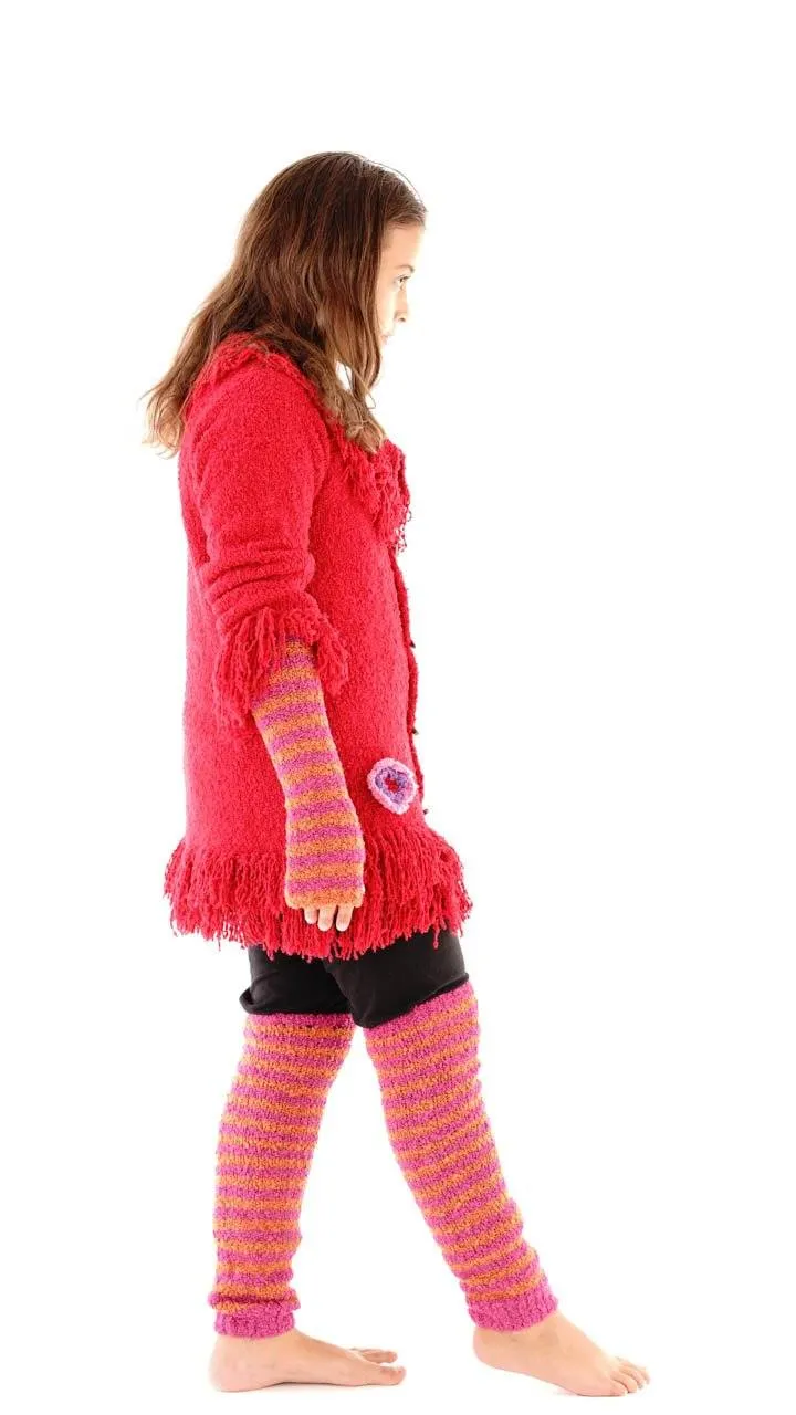 Fuzzy Arm Warmers for Kids