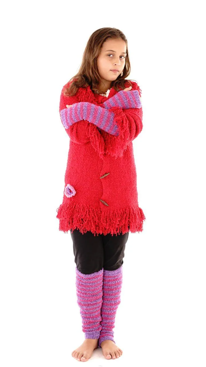 Fuzzy Arm Warmers for Kids