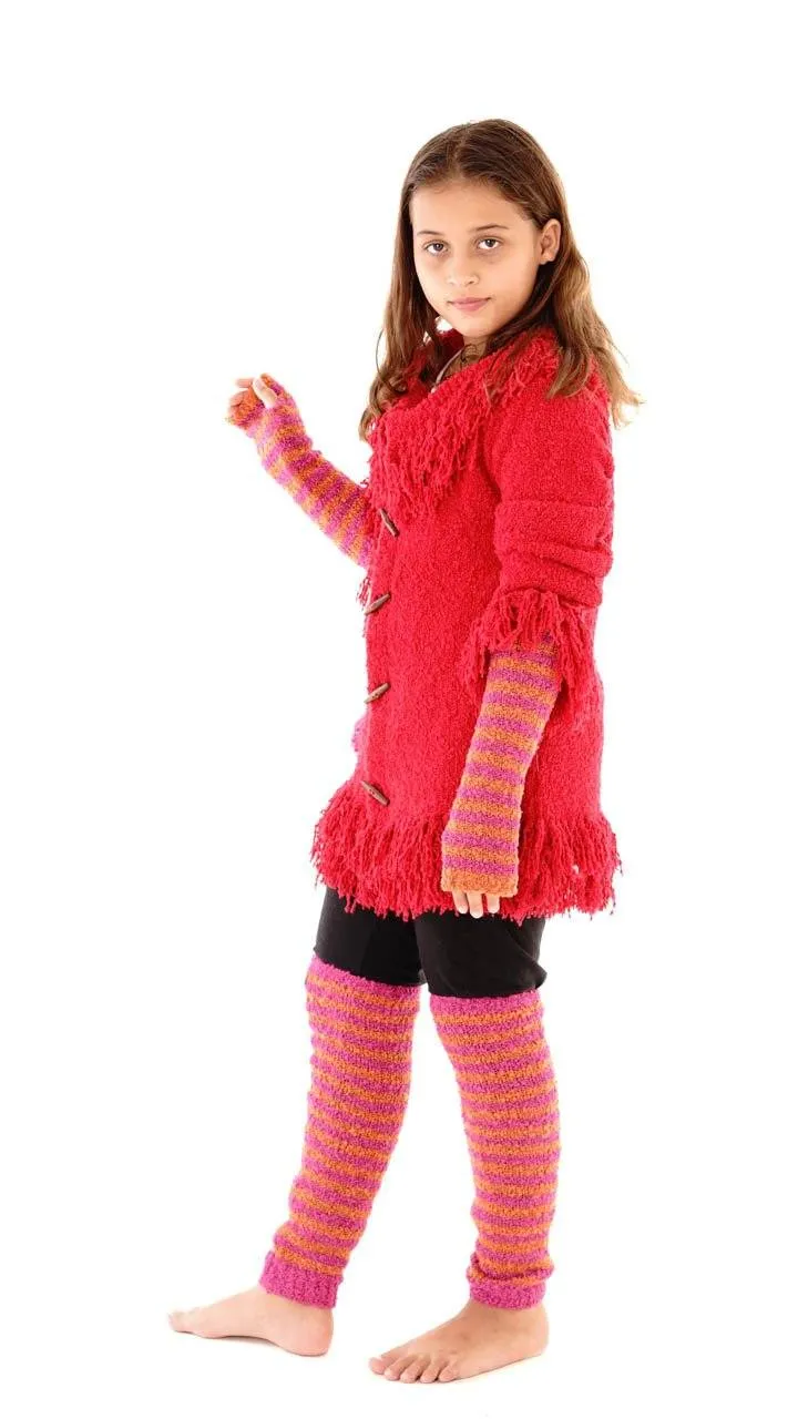 Fuzzy Arm Warmers for Kids