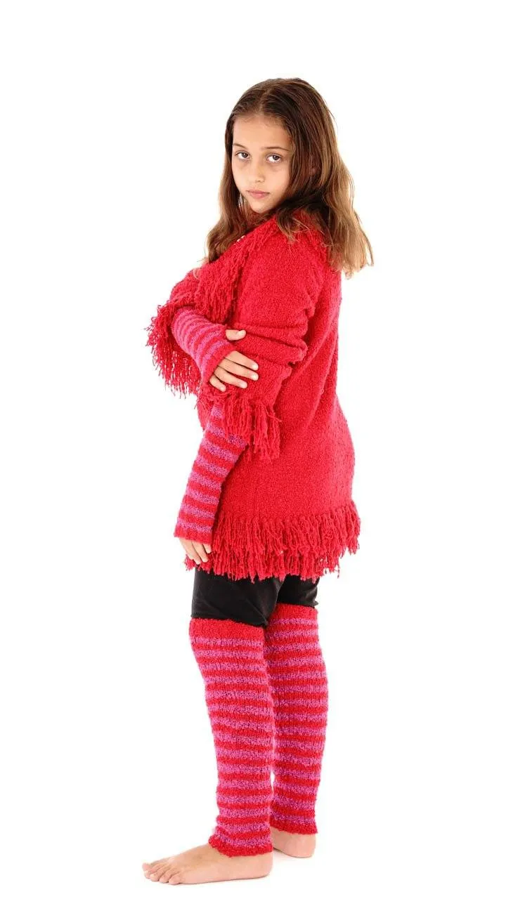 Fuzzy Arm Warmers for Kids