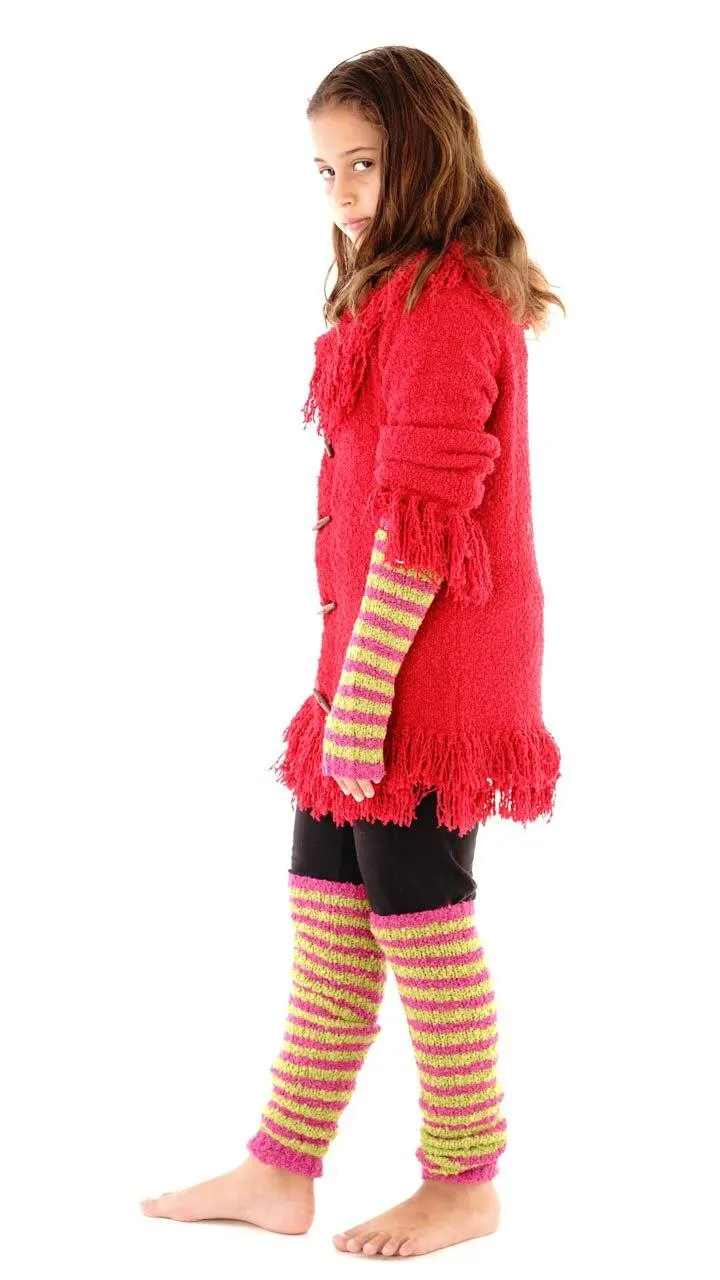 Fuzzy Arm Warmers for Kids