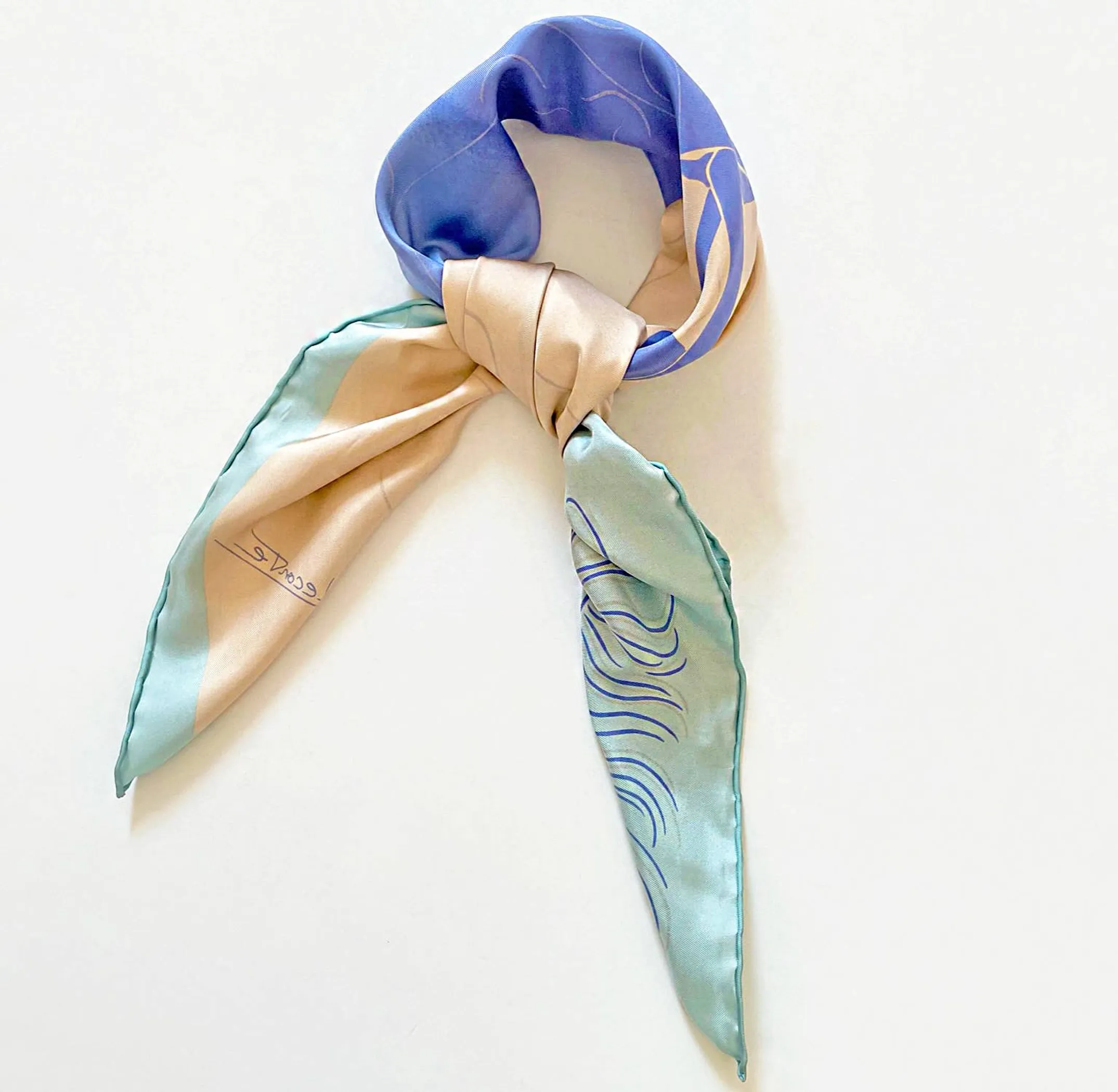 GEMINI SILK SCARF - JACQUES LECONTE