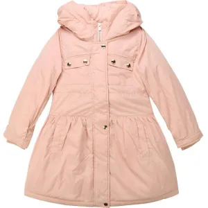 Girls Apricot Padded Coat