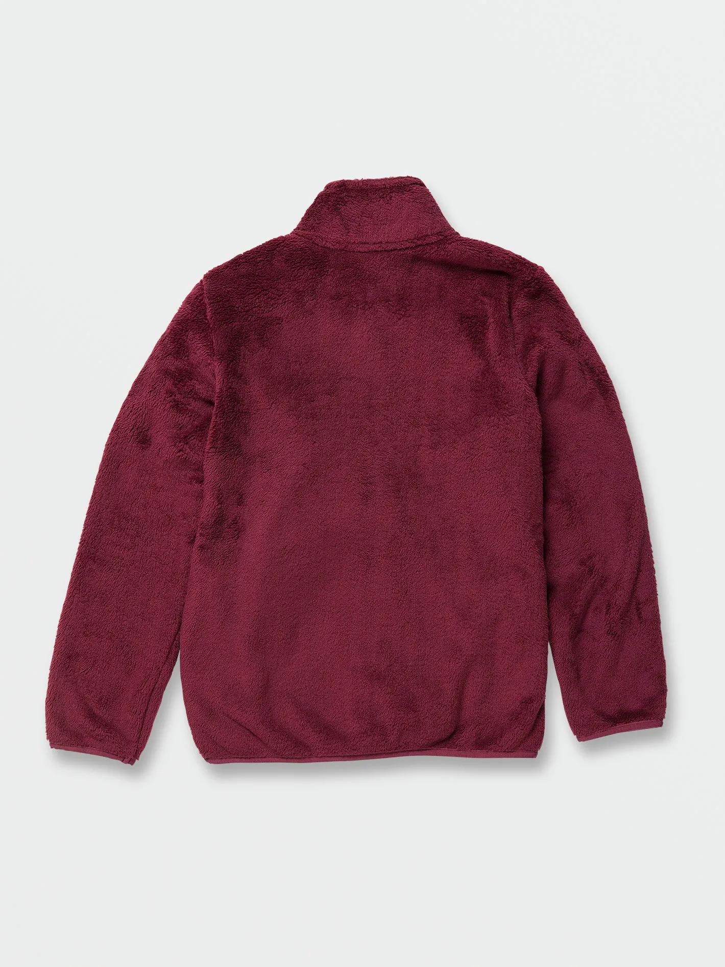 Girls Pheelin Phuzzy Zip Up Jacket - Burgundy