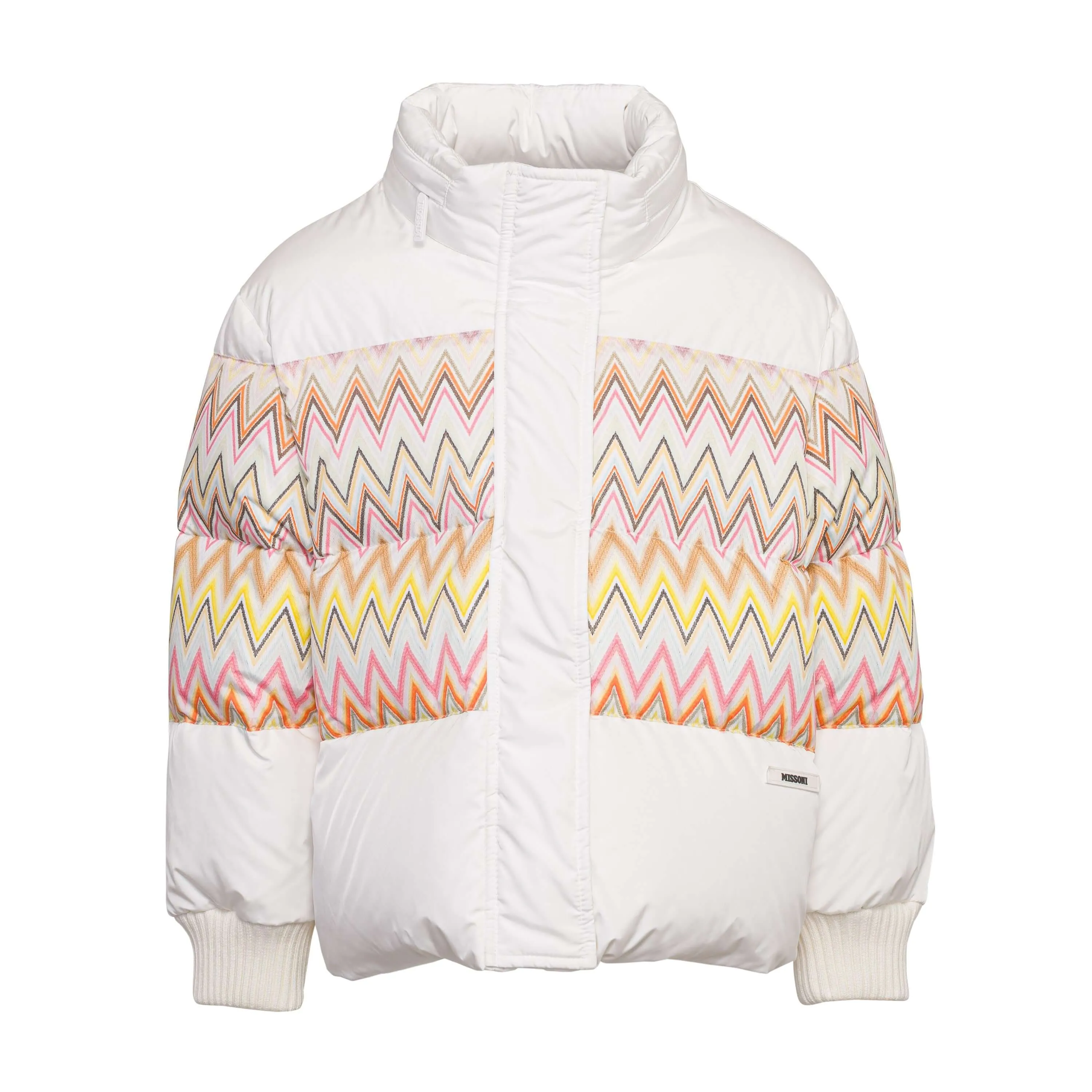 Girls White Puffer Coat