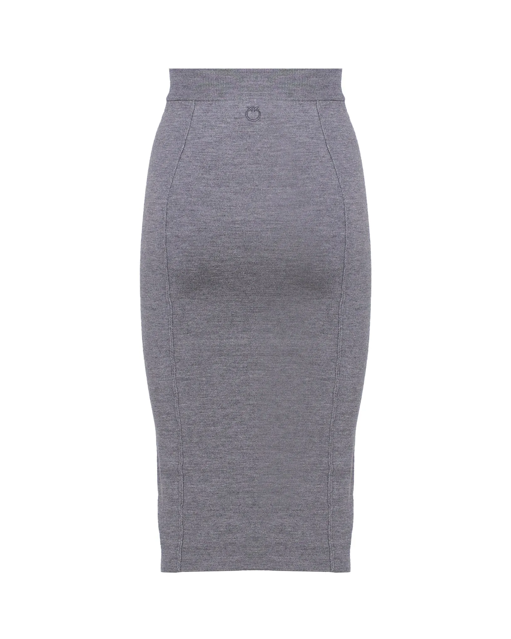 Grey High Waist Pencil Skirt