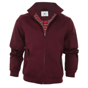 Harrington Jacket Burgundy by Relco London