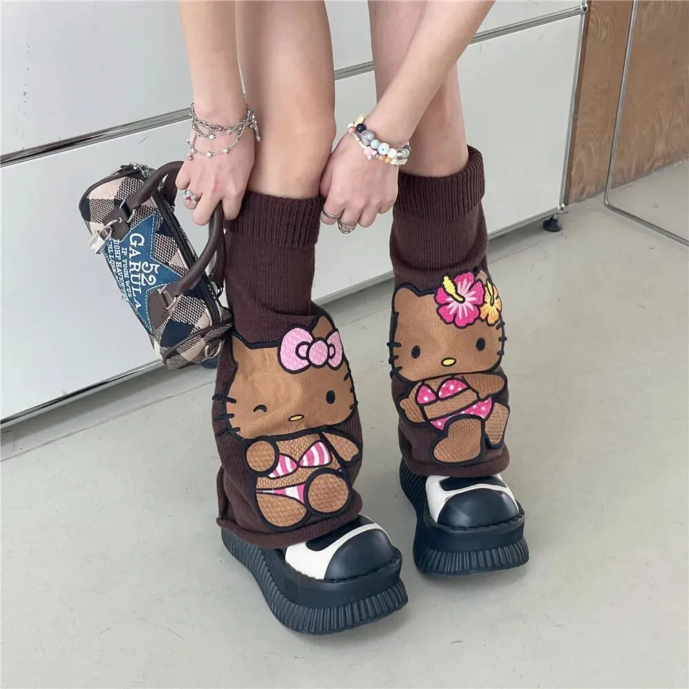 Hawaii Kitty Leg Warmers