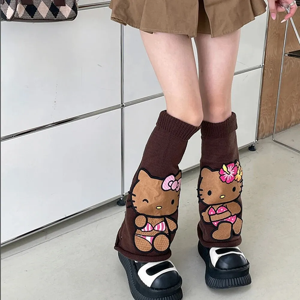 Hawaii Kitty Leg Warmers