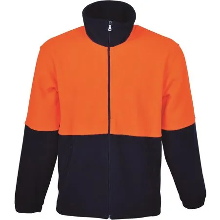 Hi Vis Polar Fleece Jacket Full Zip SJ1238