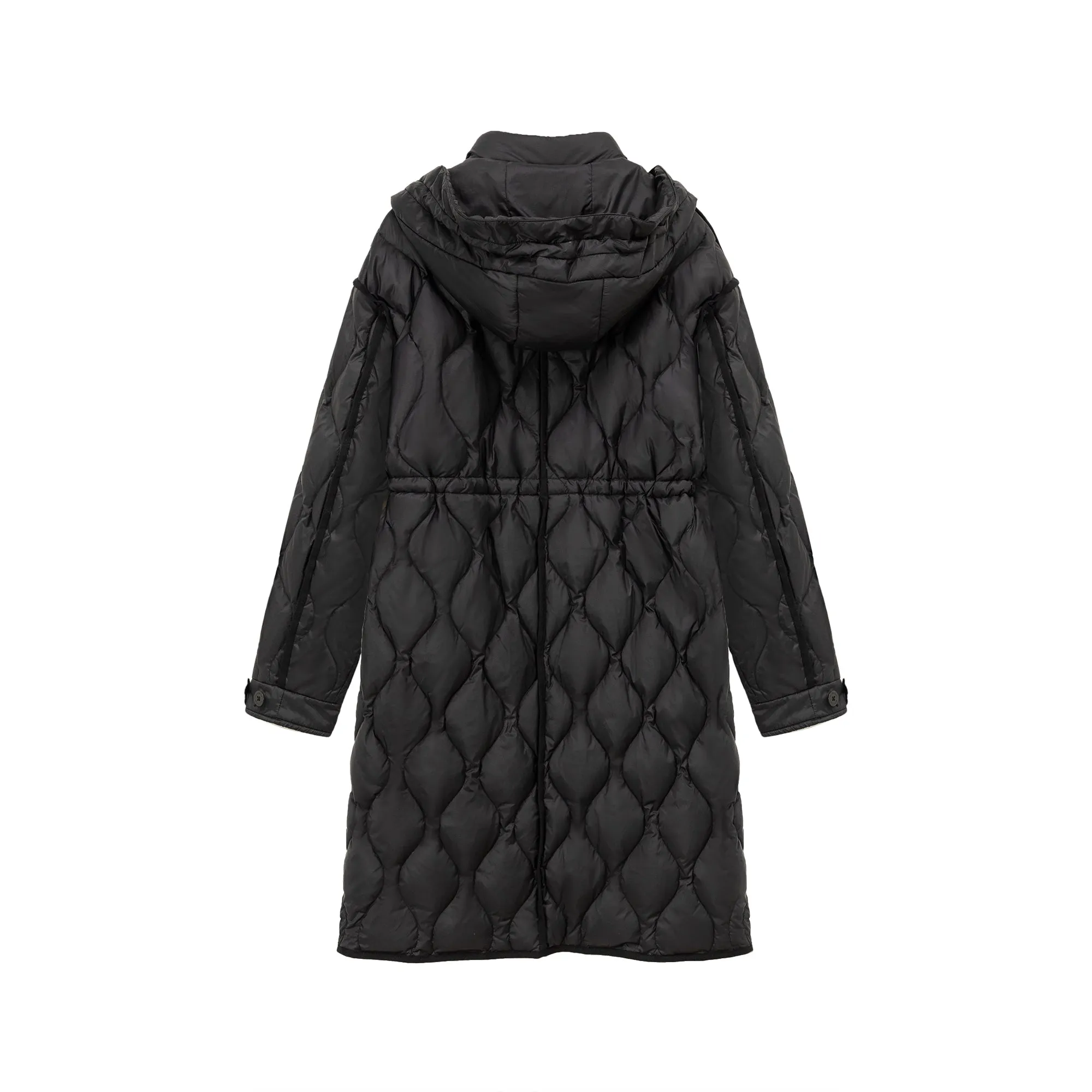 Hooded Quilted Padded Coat