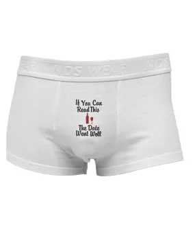 If You Can Read This The Date Went Well Mens Cotton Trunk Underwear, Pouch Print