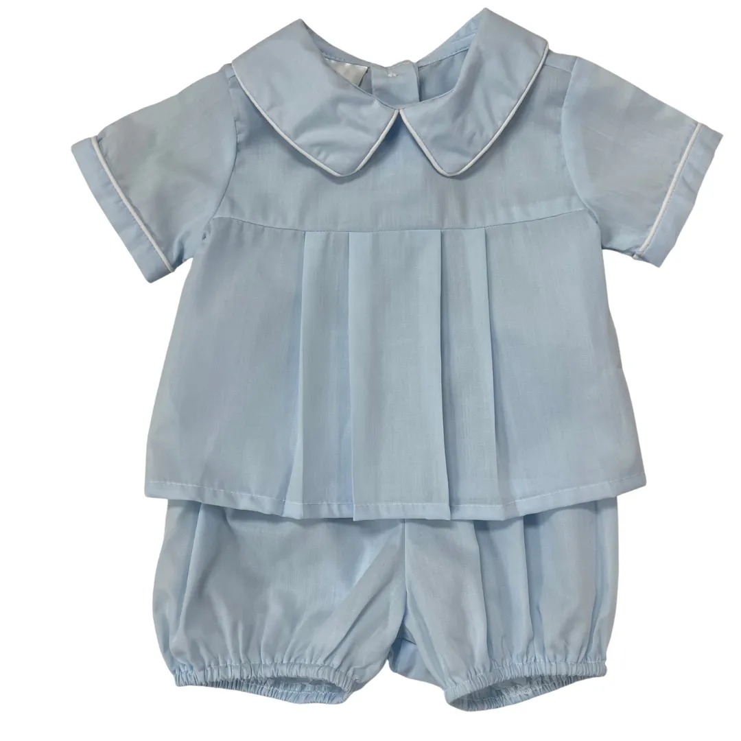 Isaac Traditional Boy 2pc Set--Light Blue