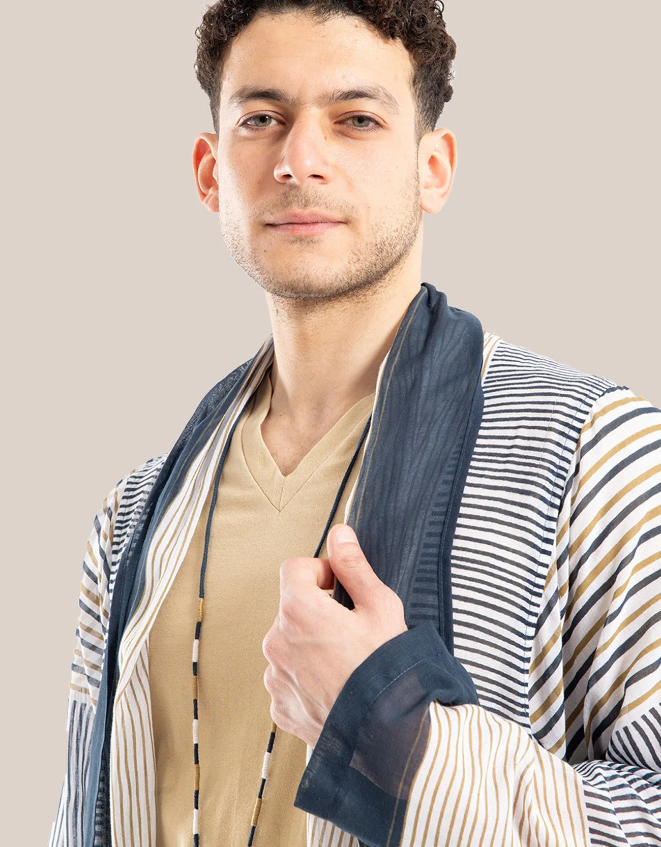 Jacket with shawl collar