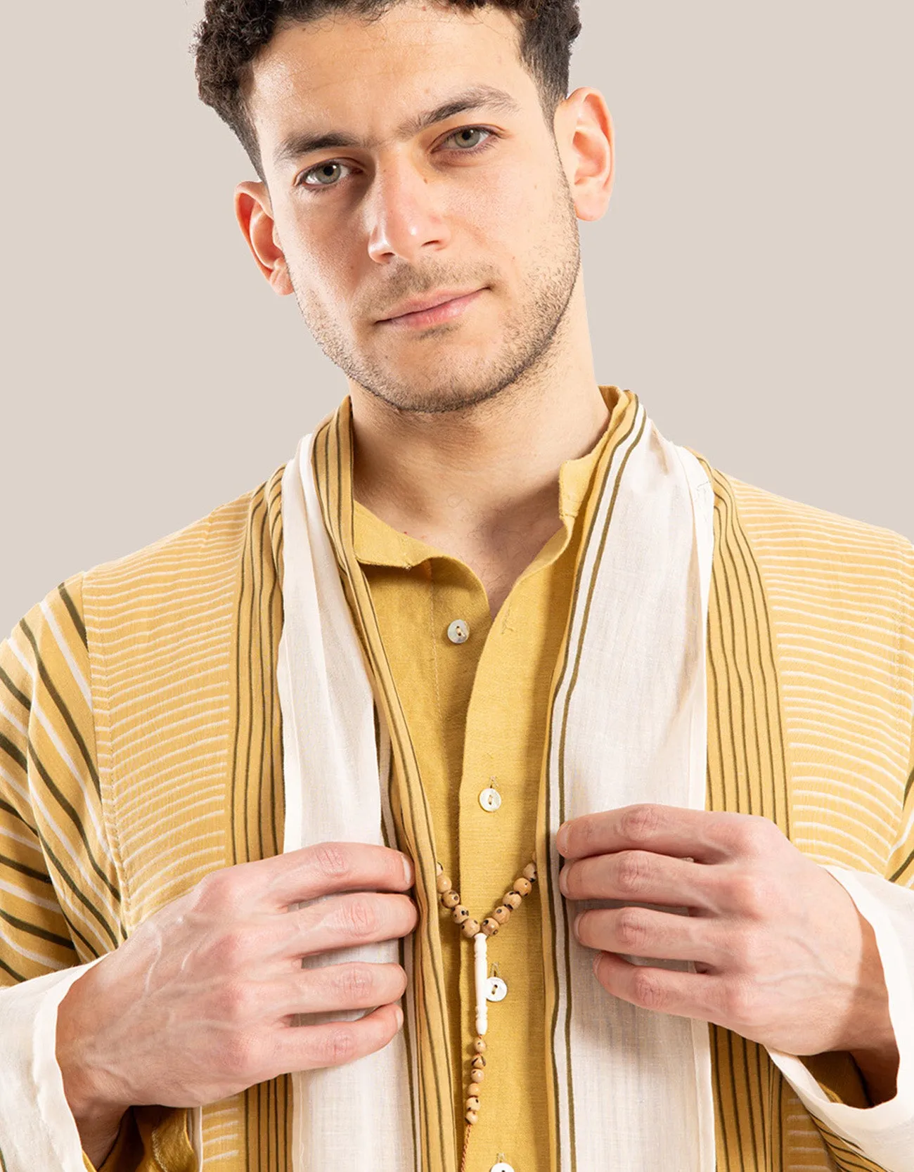 Jacket with shawl collar