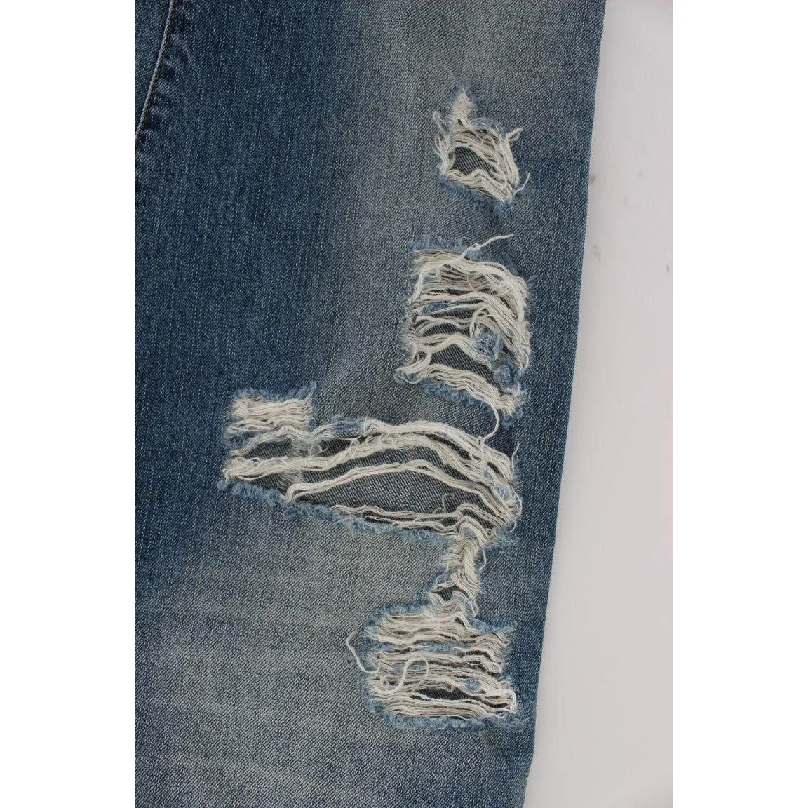 John Galliano Chic Boyfriend Blue Wash Jeans