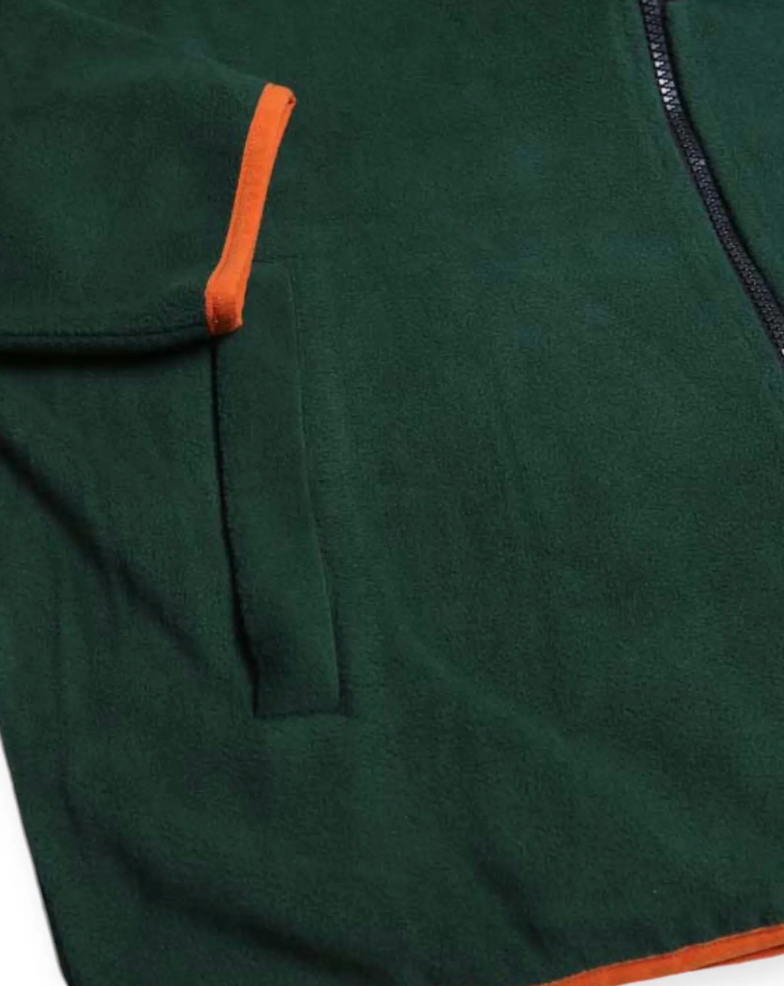 Jungle Green Full Zip Fleece Jacket