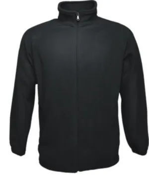 Kids Full Zip Polar Fleece Jacket - Black