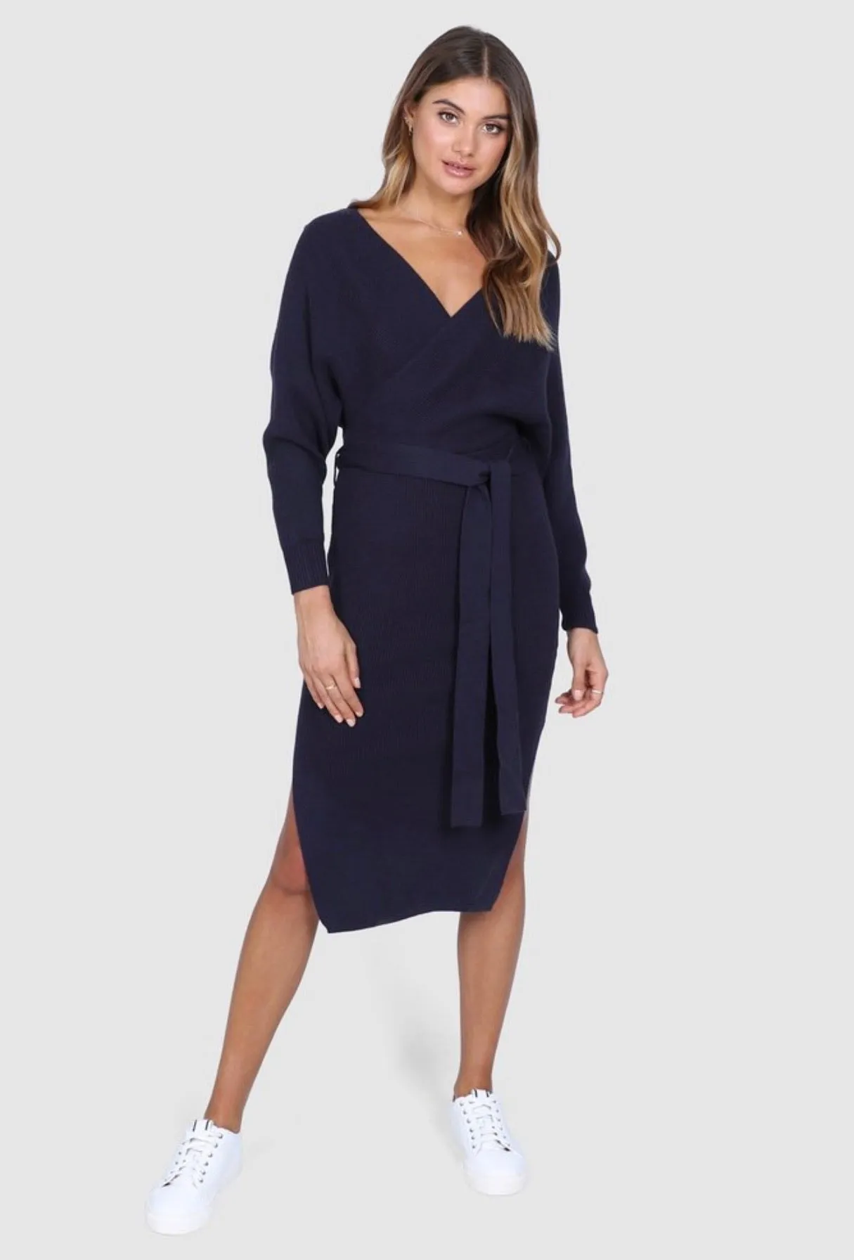 Kimberly Navy Dress