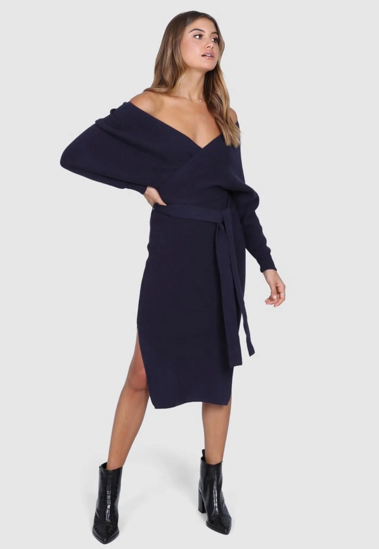 Kimberly Navy Dress