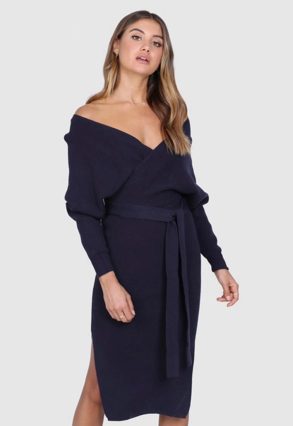 Kimberly Navy Dress