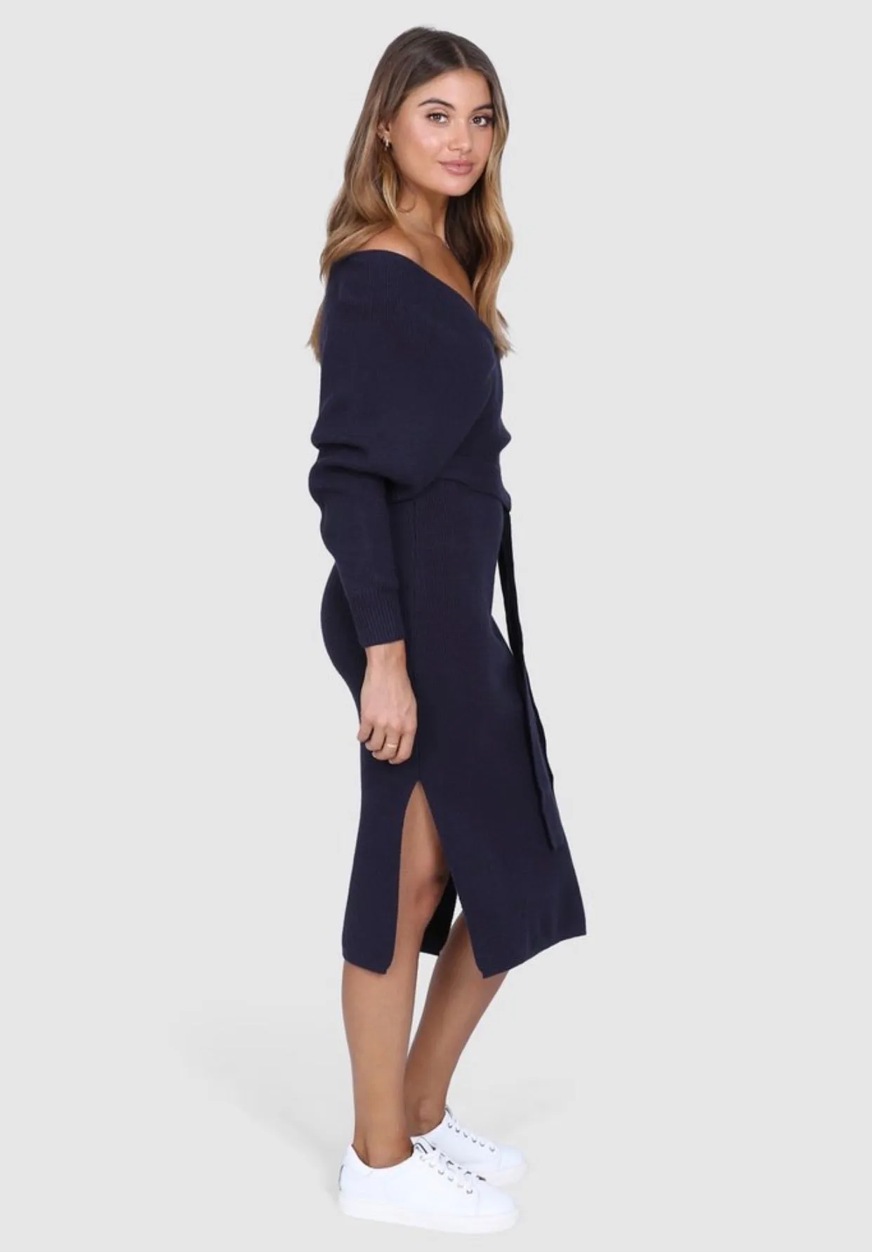 Kimberly Navy Dress