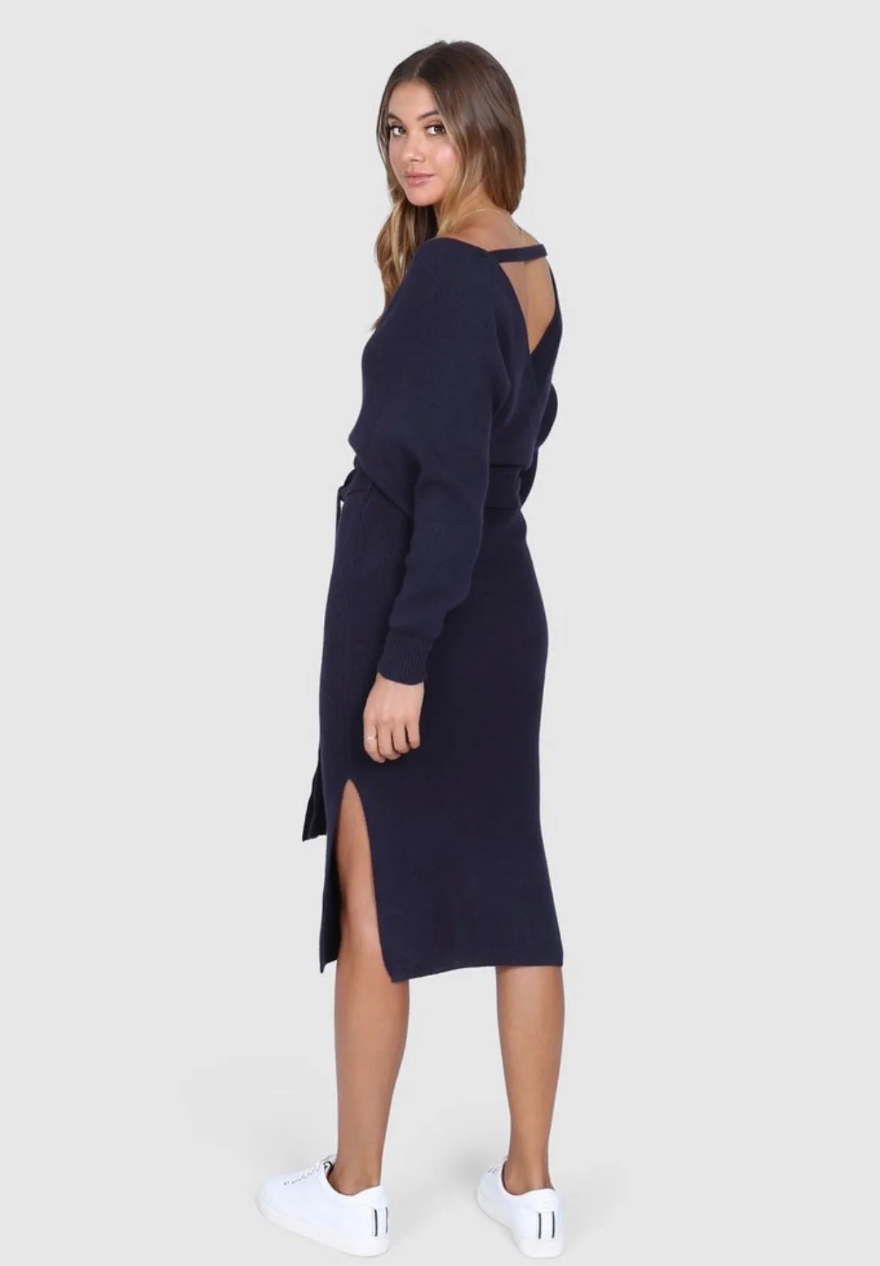 Kimberly Navy Dress