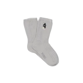 Lala Socks | Snowman | Soft Grey