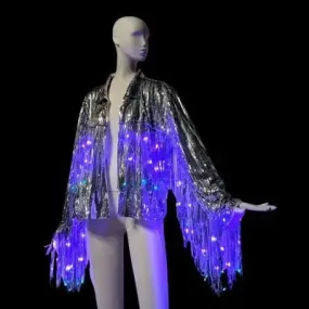 LED Fringe Sequin Jacket